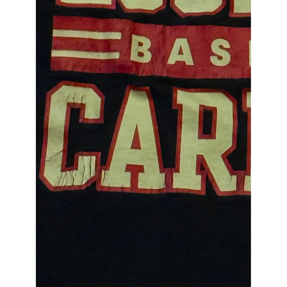 Adidas Louisville Basketball Cardinals T-Shirt Mens Small Black Go-To Tee NCAA